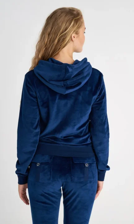 Sugarfree Κλασική Βελουτέ Ζακέτα Με Κουκούλα 21833000