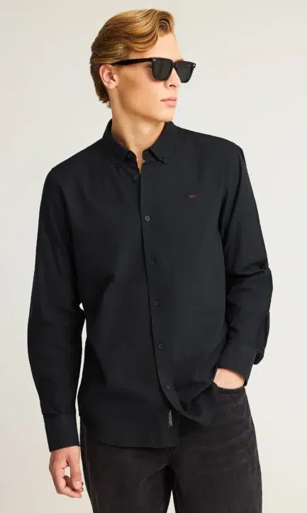 Funky Buddha Ανδρικό Πουκάμισο  FBM012-002-05