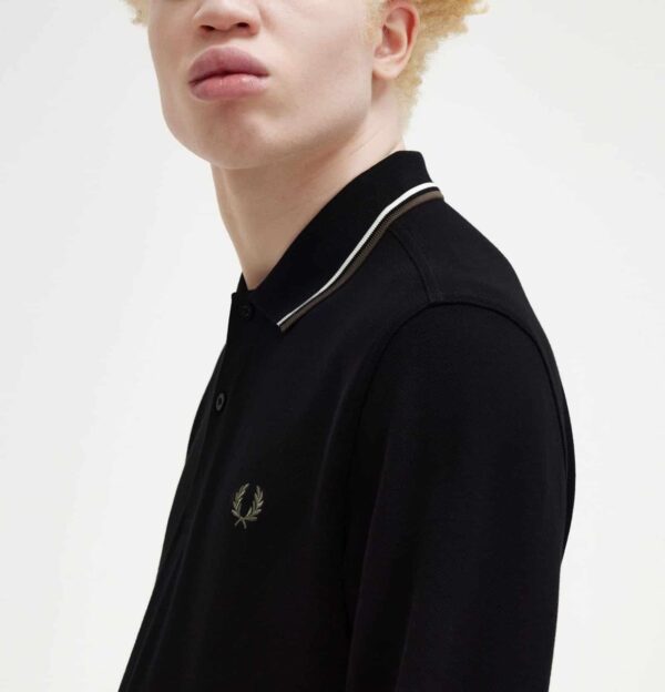 Fred Perry Piqué Tipped Shirt  Ανδρική Μπλούζα Πόλο M3636 - Image 2