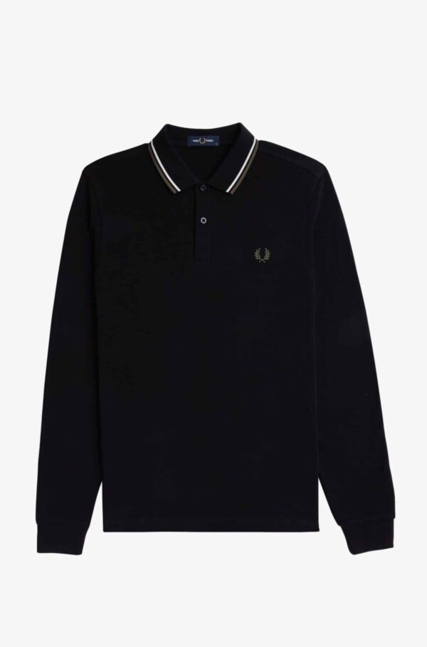 Fred Perry Piqué Tipped Shirt  Ανδρική Μπλούζα Πόλο M3636 - Image 3
