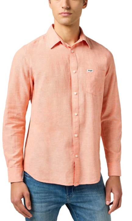 WRANGLER Ανδρικό Πουκάμισο Λινό 112362752