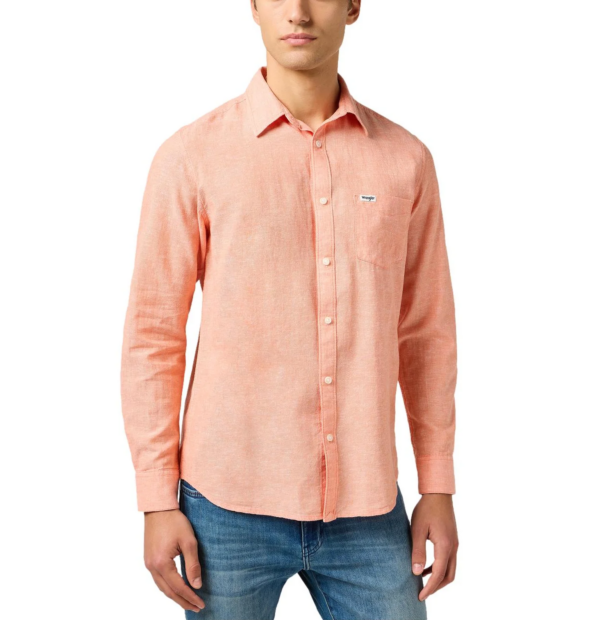 WRANGLER Ανδρικό Πουκάμισο Λινό 112362752