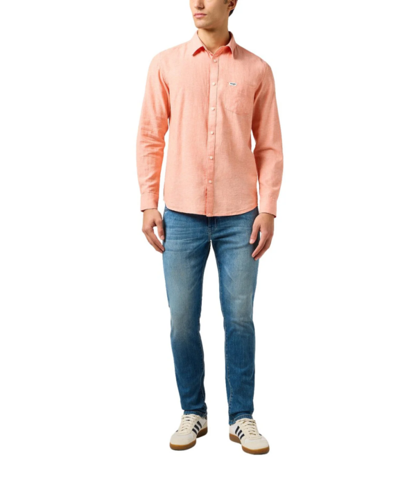 WRANGLER Ανδρικό Πουκάμισο Λινό 112362752 - Image 4