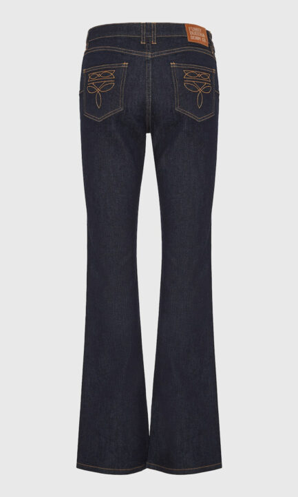 FUNKY BUDDHA Ψηλόμεσο Γυναικείο Jean Παντελόνι Καμπάνα FBL012-173-02