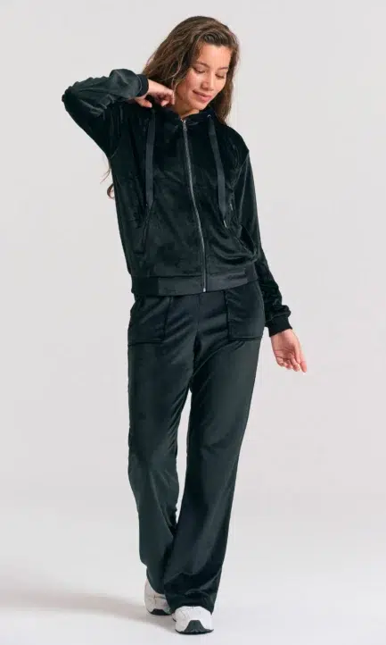 Funky Buddha Γυναικείο Αθλητικό Βελουτέ σετ FBL012-100-06