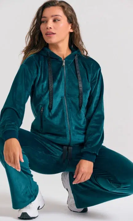 Funky Buddha Γυναικείο Αθλητικό Βελουτέ σετ FBL012-100-06