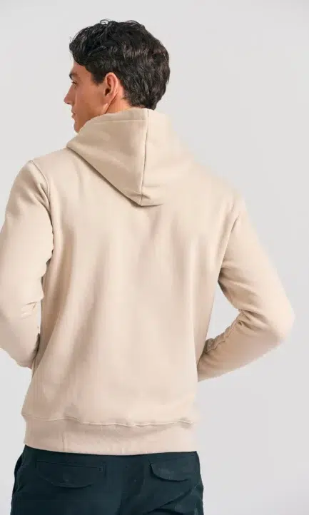 Funky Buddha Ανδρική ζακέτα φούτερ Με Κουκούλα FBM01200106 Greyge