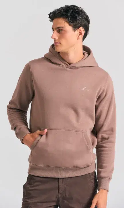 Funky Buddha Ανδρικό Μονόχρωμο Φούτερ με Κουκούλα FBM01200206