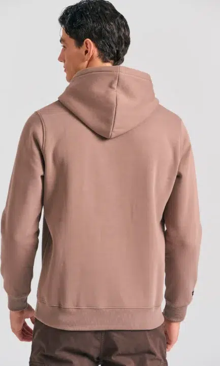 Funky Buddha Ανδρικό Μονόχρωμο Φούτερ με Κουκούλα FBM01200206