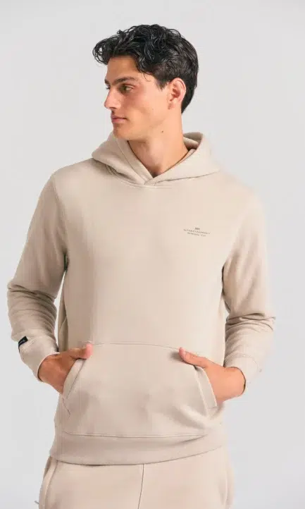 Funky Buddha Ανδρικό Μονόχρωμο Φούτερ με Κουκούλα FBM01200206