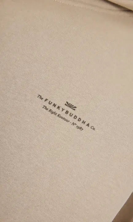 Funky Buddha Ανδρικό Μονόχρωμο Φούτερ με Κουκούλα FBM01200206