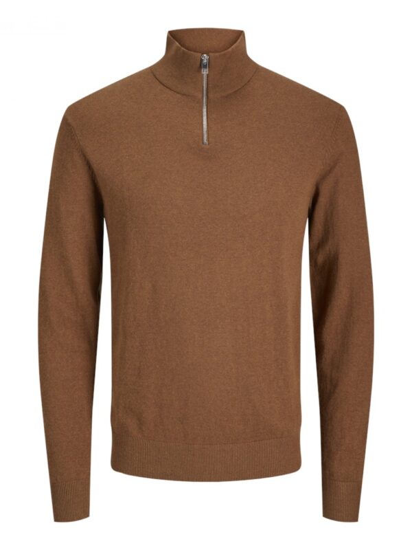 JACK & JONES Ανδρικό Πλεκτό Πουλόβερ JJEEMIL 12189339 Half Zip