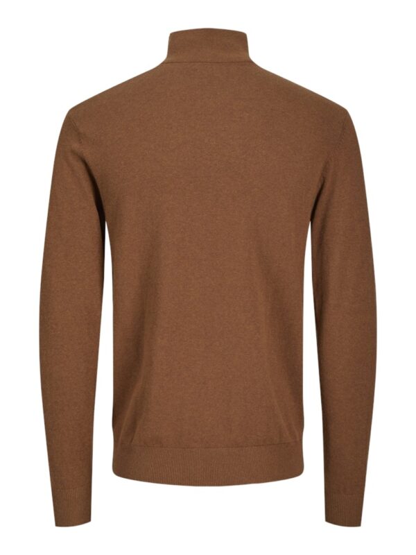 JACK & JONES Ανδρικό Πλεκτό Πουλόβερ JJEEMIL 12189339 Half Zip - Image 4