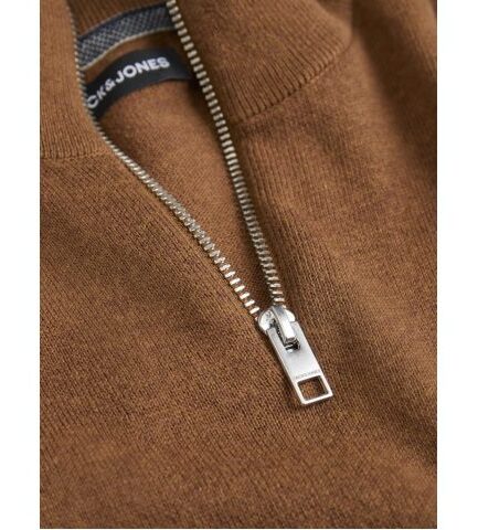 JACK & JONES Ανδρικό Πλεκτό Πουλόβερ JJEEMIL 12189339 Half Zip