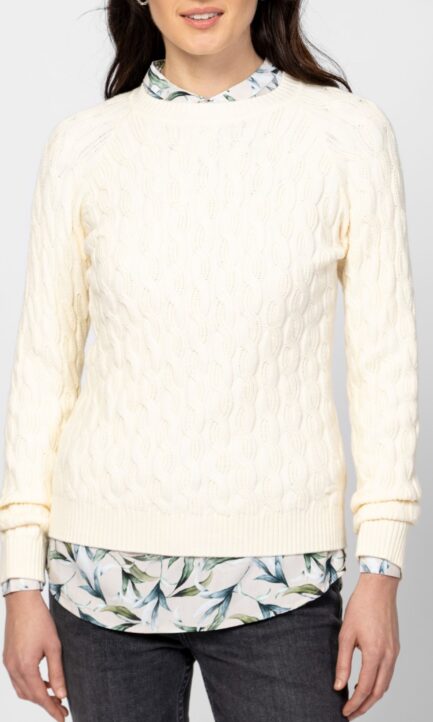 HEAVY TOOLS Γυναικείο Πλεκτό Πουλόβερ Hava T53025W2501 Εκρού