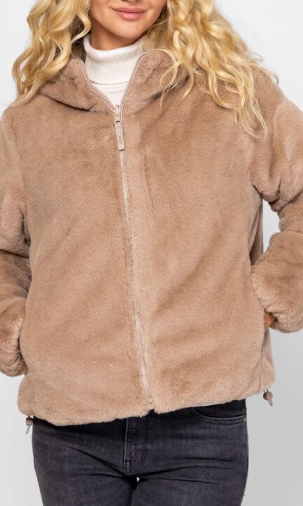 HEAVY TOOLS Γυναικεία Γούνα - Μπουφάν Διπλής Όψεως DELICIA T02023W2503