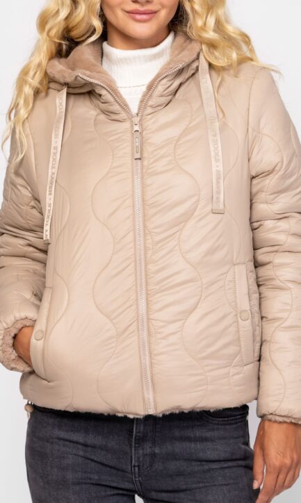 HEAVY TOOLS Γυναικεία Γούνα - Μπουφάν Διπλής Όψεως DELICIA T02023W2503