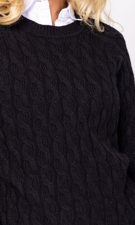 HEAVY TOOLS Γυναικείο Πλεκτό Πουλόβερ Hava T53025W2501 Black