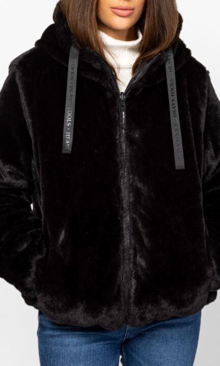 HEAVY TOOLS Γυναικεία Γούνα - Μπουφάν Διπλής Όψεως DELICIA T02023W2503