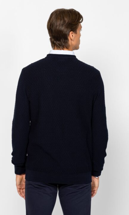 Heavy Tools Helvetw Ανδρικό Πλεκτό Πουλόβερ Navy