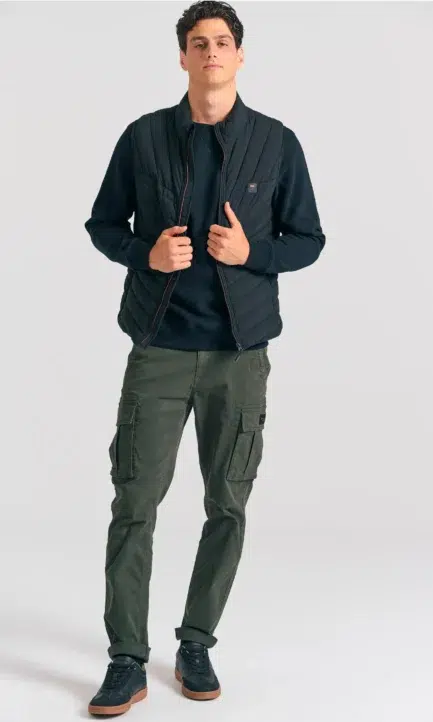 Funky Buddha Ανδρικό Αμάνικο Μπουφάν FBM012-001-01