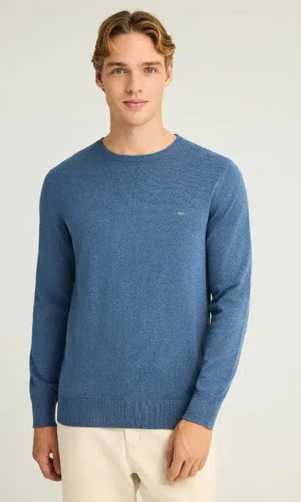 Funky Buddha Ανδρικό Πλεκτό με Λαιμόκοψη FBM012-001-09