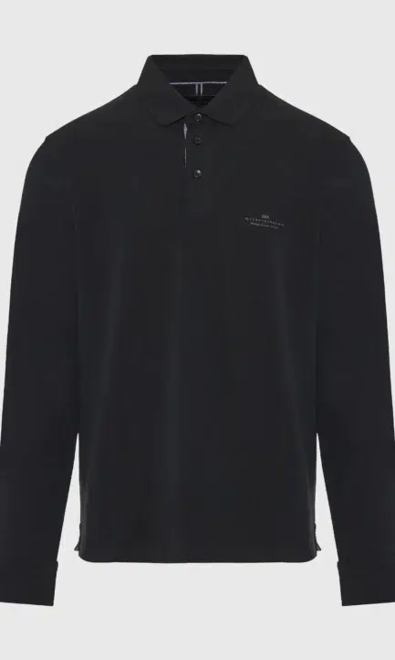 Funky Buddha Ανδρική Polo Μακρυμάνικη Μπλούζα FBM012-001-11