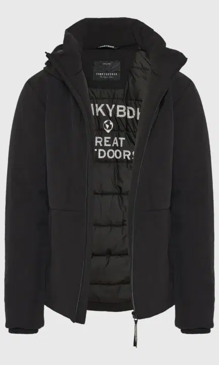 Funky Buddha Ανδρικό Μπουφάν με Κουκούλα FBM012-015-01