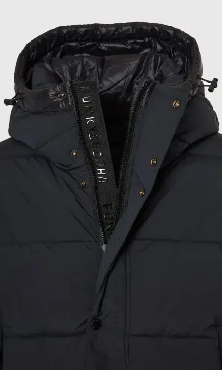 Funky Buddha Ανδρικό Puffer Μπουφάν με Κουκούλα FBM012-031-01