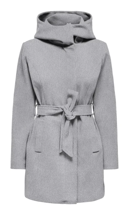 JDY Viola Coat Γυναικείο Παλτό 15353909 Γκρι