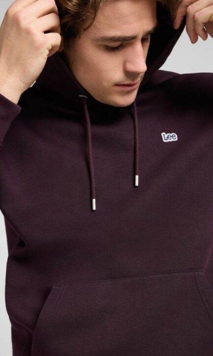 LEE Plain Hoodie Ανδρικό Φούτερ με Κουκούλα 112371837
