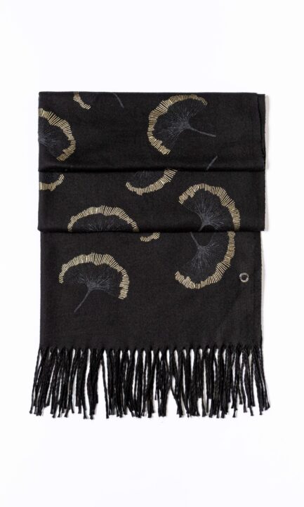 Heavy Tools Paulita Black Γυναικείο Κασκόλ Α10009