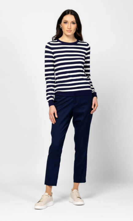 HEAVY TOOLS Γυναικείο Πουλόβερ Ριγέ Navy T53027W2503