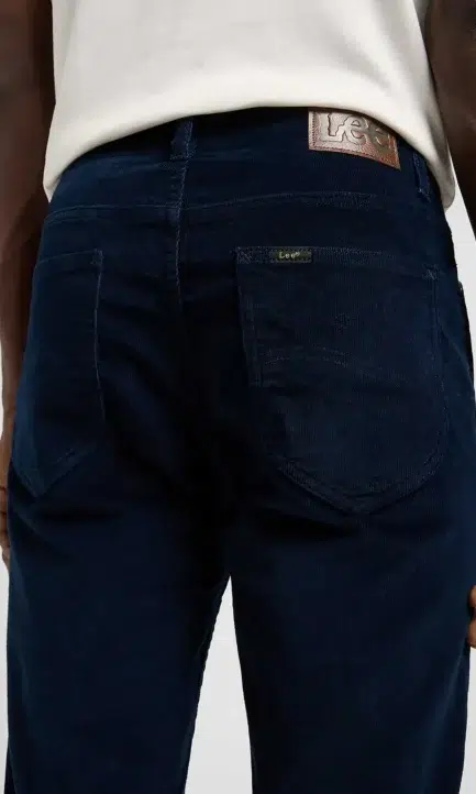 LEE Ανδρικό Κοτλέ Παντελόνι Slim Fit MVP Rivet Navy 112370602