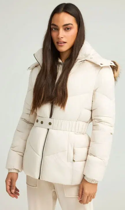 Funky Buddha Καπιτονέ puffer μπουφάν με κουκούλα FBL012-100-01