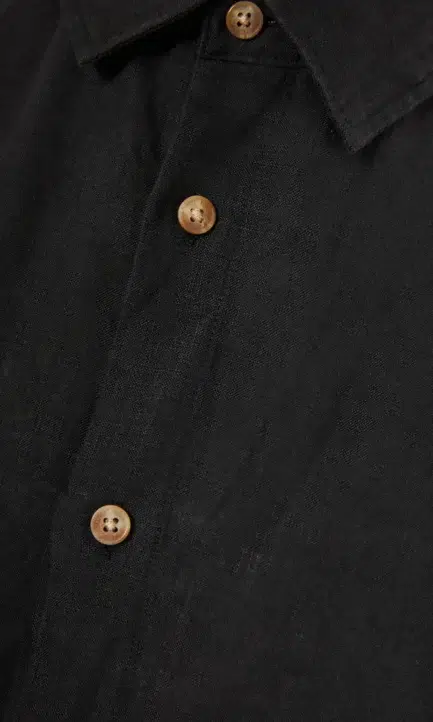 Funky Buddha Ανδρικό Λινό Πουκάμισο FBM013-001-05