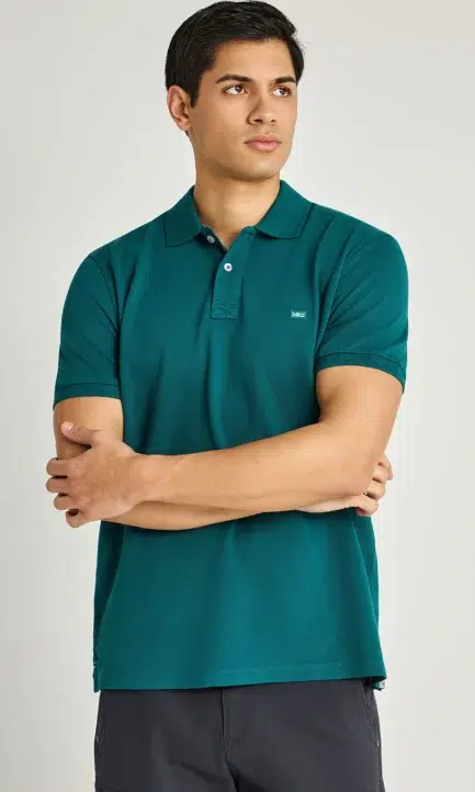 Funky Buddha Aνδρική μπλούζα πόλο από βαμβάκι FBM013-001-11