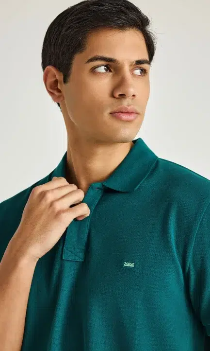 Funky Buddha Aνδρική μπλούζα πόλο από βαμβάκι FBM013-001-11