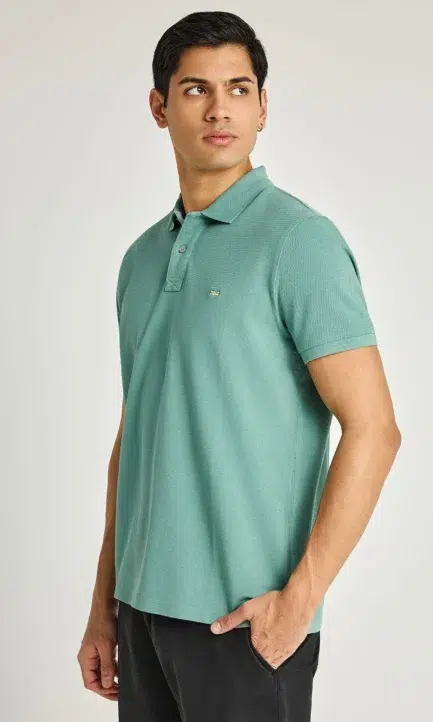 Funky Buddha Aνδρική μπλούζα πόλο από βαμβάκι FBM013-001-11