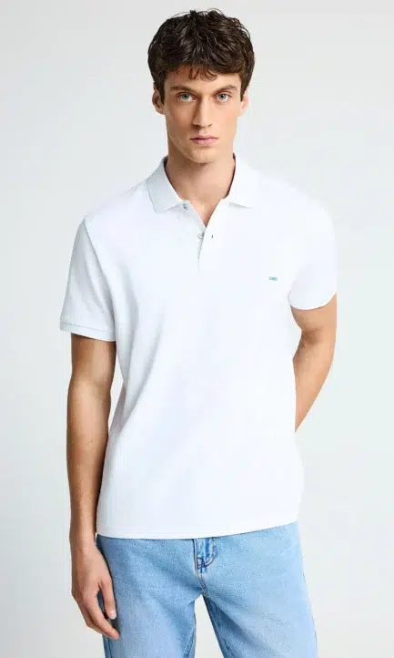 Funky Buddha Aνδρική μπλούζα πόλο από βαμβάκι FBM013-001-11